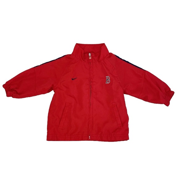 Nike MLB Boston Red Sox Full Zip Windbreaker Jacket Toddler 18 Months Baseball - Picture 2 of 16